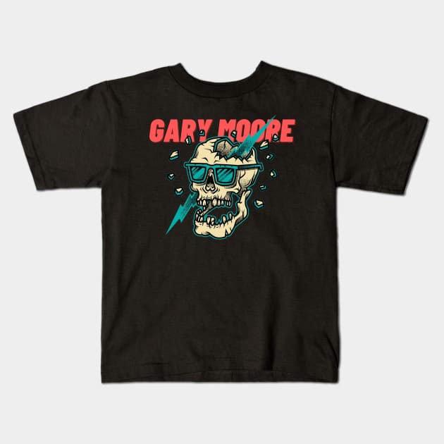 gary moore Kids T-Shirt by Maria crew